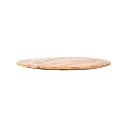 Sloppy Edge - Ruw - Mangohout - Rond - 70 cm