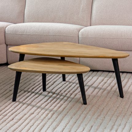 LABEL51 Salontafel Rock - Ruw - Mangohout
