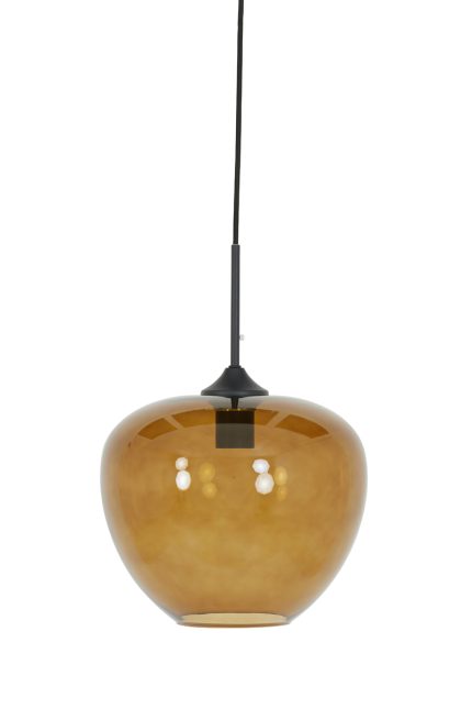 Hanglamp Mayson - Bruin Glas - Ø30cm