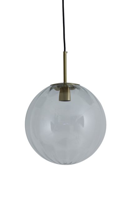Hanglamp Magdala - Rookglas - Ø30cm