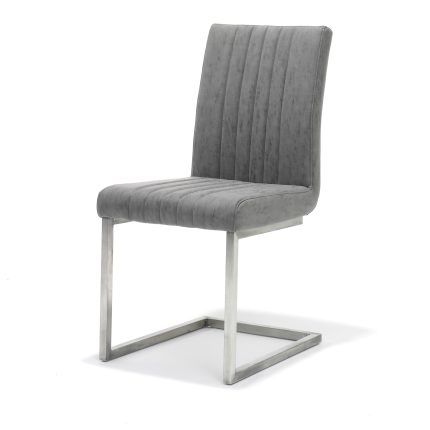 Chair Pleat RVS-Africa PU Grey MS-12 UKFR