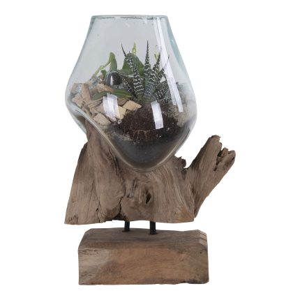 San Marino Waterdrop - Waterdrop decoratie met glas h25 cm