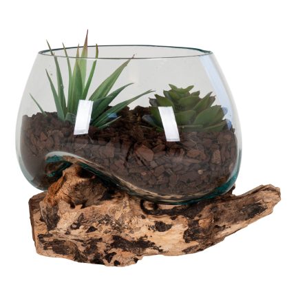San Marino Waterdrop - Waterdruppeldecoratie met glas Ø15xH15 cm
