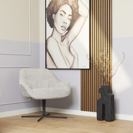 Fauteuil Mila | Lichtgrijs