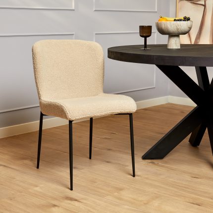 Eetkamerstoel Tess | Beige (set van 2)