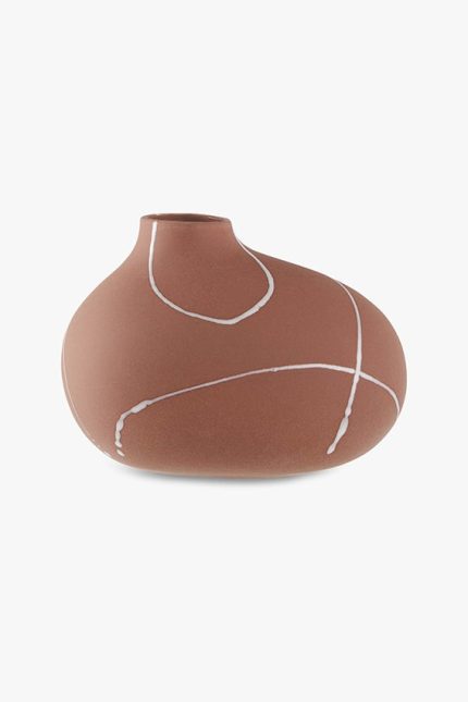 Pottery vase Iris