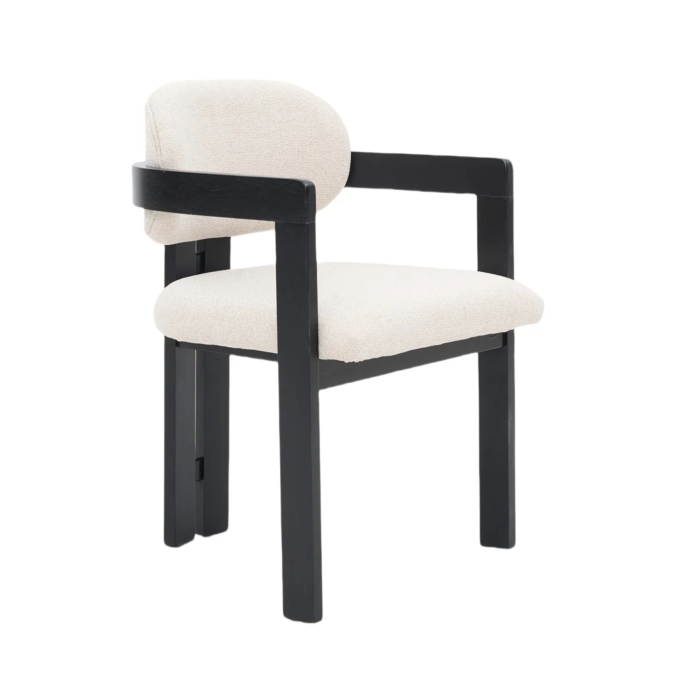 STOEL DUBAI ZB-5576 ZWARTE POTEN DY2117-1 ROOMWIT - Afbeelding 1
