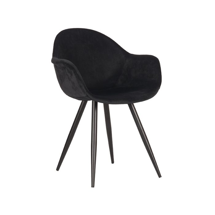 LABEL51 Eetkamerstoel Matz - Cognac - Microfiber - Afbeelding 1