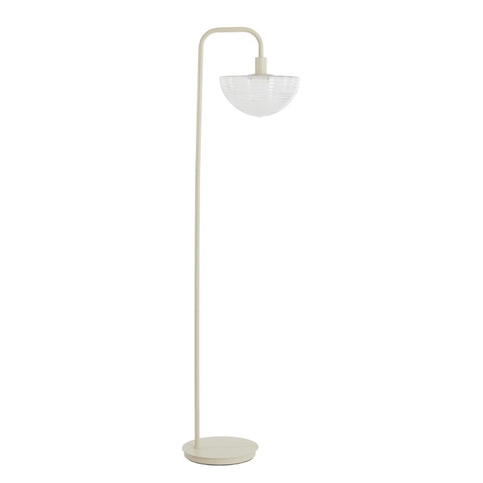 Vloerlamp Baylie - Mat crème - 43x30x165cm - Afbeelding 1