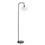 Vloerlamp Baylie - Mat zwart - 43x30x165cm