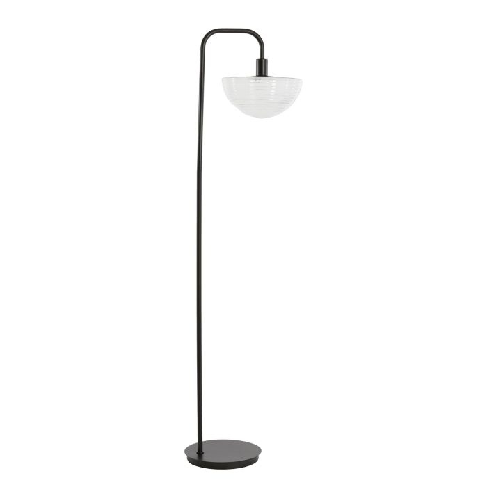 Vloerlamp Baylie - Mat zwart - 43x30x165cm - Afbeelding 1