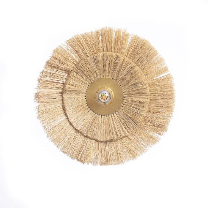 De Double Trouble Muurlamp - Naturel Goud - M - Afbeelding 1