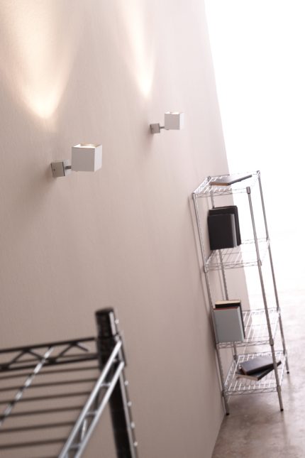 Dau 80 Wand/plafondlamp GU10 Geborsteld Aluminium