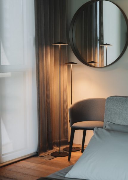 Pla Vloerlamp 160 antraciet grijs