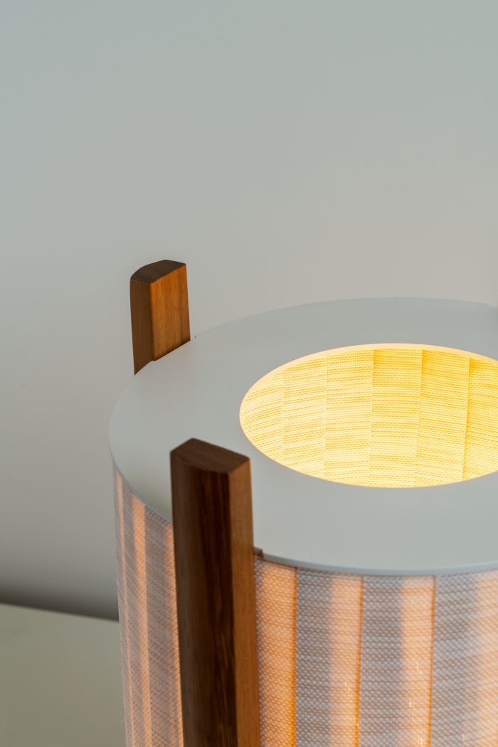 Rol Cinned Shade 25x40 Gelakt Iroko - Afbeelding 1