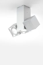 Dau 80 plafondlamp 3 x GU10 Geborsteld aluminium