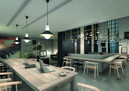 Tagomago Grote hanglamp E27 gestructureerd wit