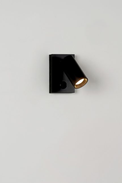 Haul 40 Bed head wandlamp Led DOB 5W gestructureerd zwart