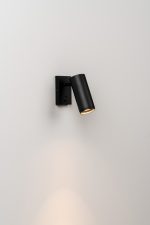 Haul 55 Wandlampbed hoofd GU10 textuur zwart