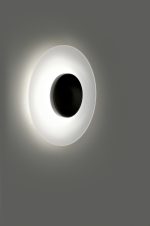Halos wandlamp @ 20 cm Led DOB gestructureerd zwart