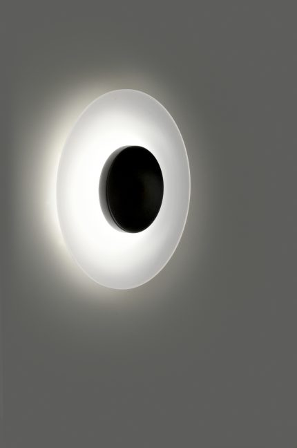 Halos wandlamp @ 20 cm Led DOB gestructureerd zwart