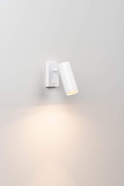 Haul 55 Bed head wandlamp Led DOB 7W gestructureerd wit