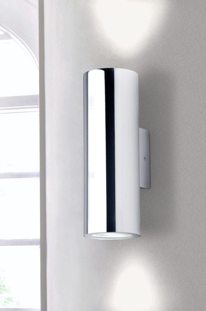 Kronn wandlamp 2 x GU10 glanzend verchroomd - Afbeelding 1