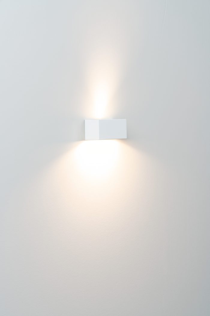 Mini Wandlamp H.5 G9 gestructureerd wit - Afbeelding 1