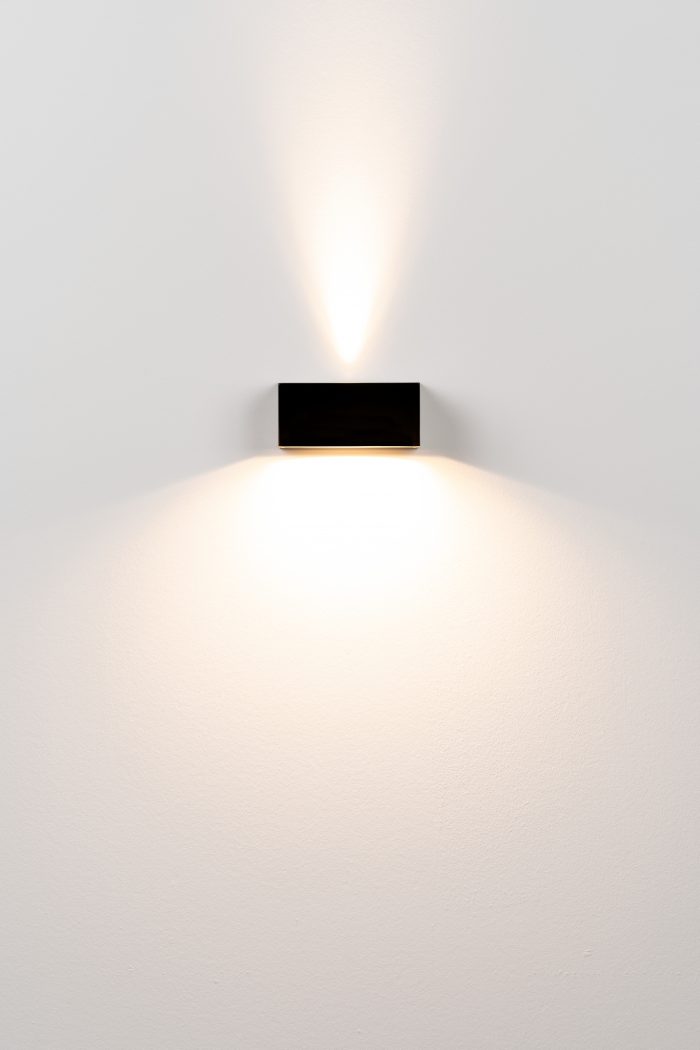 Mini Wandlamp H.5 G9 gestructureerd zwart - Afbeelding 1