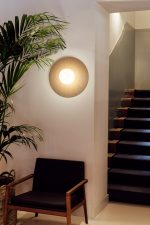 Wand/plafondlamp Knock G9 @ 40 cm essenhout