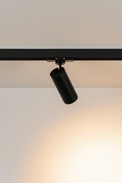 Haul 55 Track Spotlight 3P Led DOB 7W gestructureerd zwart