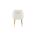 STOEL MILA VC802A GOUD + WITTE TEDDY