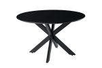 Oslo Zwarte Ronde 130 cm