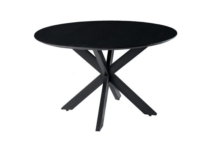 Oslo Zwarte Ronde 130 cm - Afbeelding 1