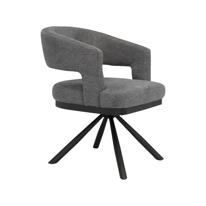 STOEL ALENYA ZB-5620 ZWARTE POTEN DONKERGRIJS 2110-22 - Afbeelding 1