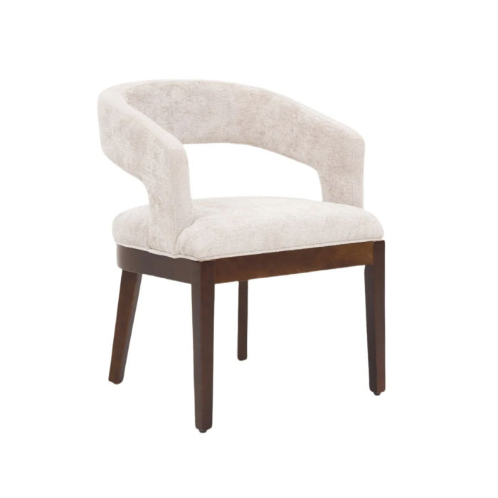 STOEL SINDY ZB-5689 BRUINE POTEN FY2415-6 TAUPE - Afbeelding 1
