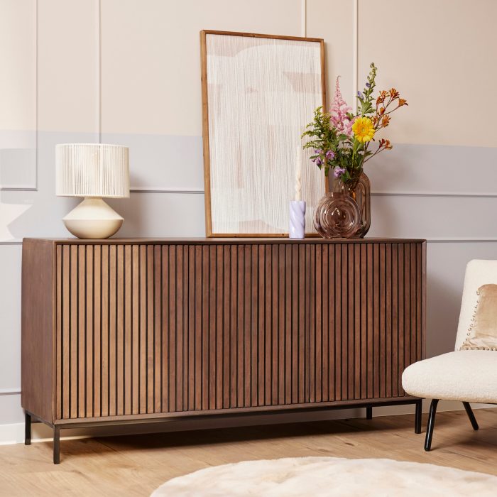 Dressoir Madison Walnoot | 165 cm - Afbeelding 1