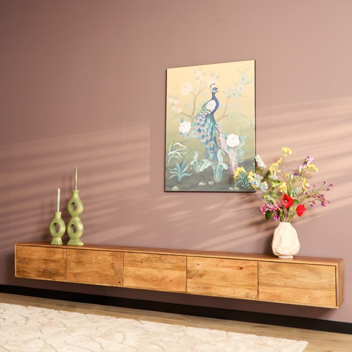 Zwevend tv-meubel Vision Naturel | 280 cm - Afbeelding 1