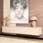 Zwevend tv-meubel Madison Sand | 200 cm