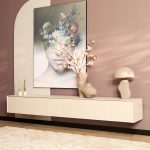 Zwevend tv-meubel Madison Sand | 200 cm