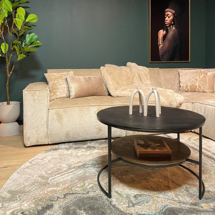 Salontafel Lecia | Zwart Goud - Afbeelding 1
