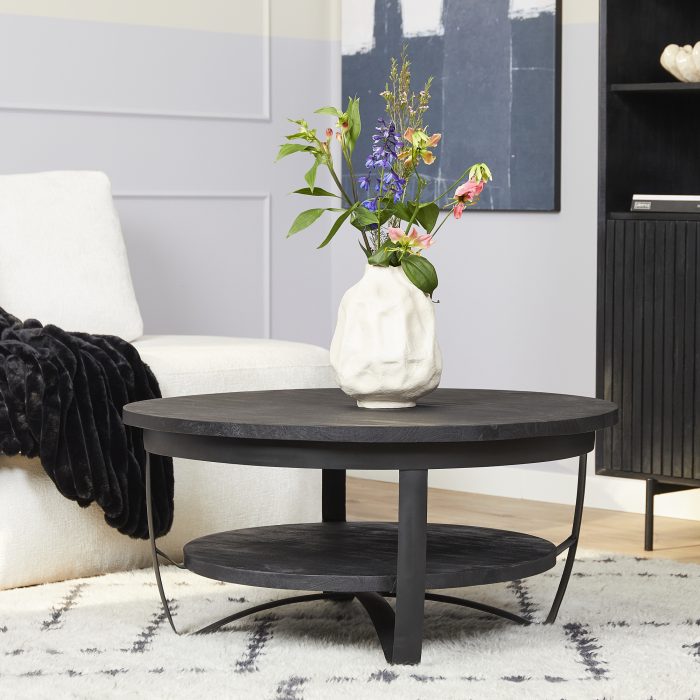 Salontafel Paras Zwart | 70 cm - Afbeelding 1