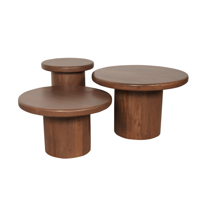 Salontafel Maya | 70 cm | Walnoot - Afbeelding 1