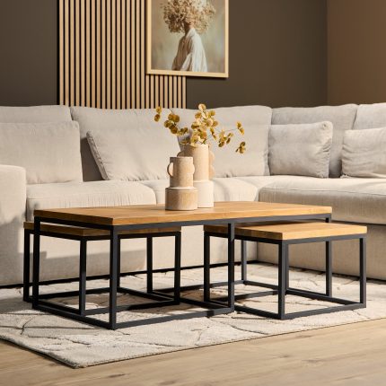 Salontafel Denver | Set van 3 | Rechthoek