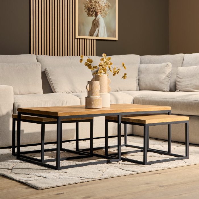 Salontafel Denver | Set van 3 | Rechthoek - Afbeelding 1