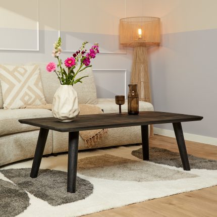 Salontafel Omaha Zwart | 130 cm