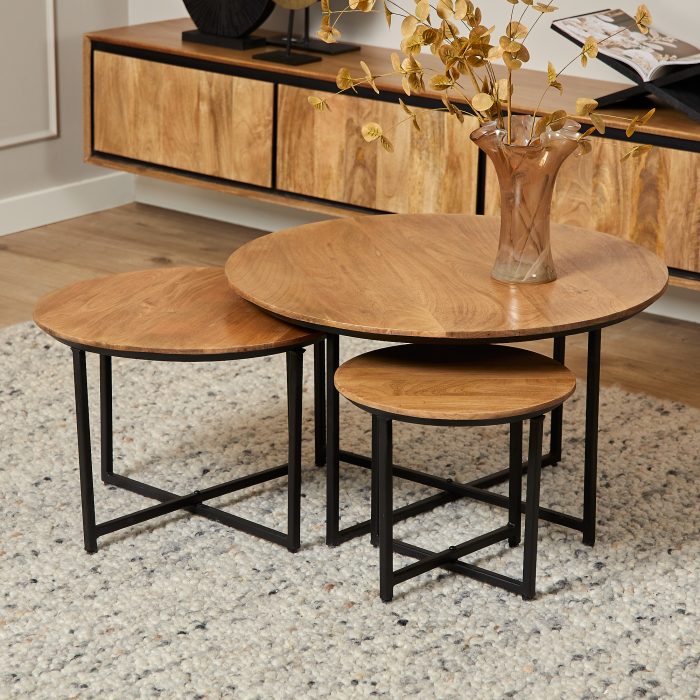 Salontafel RichWood | Set van 3 - Afbeelding 1