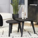 Salontafel set van 2 Omaha Zwart