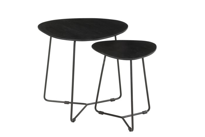 Brix Ivy zwart set van 2 - Afbeelding 1