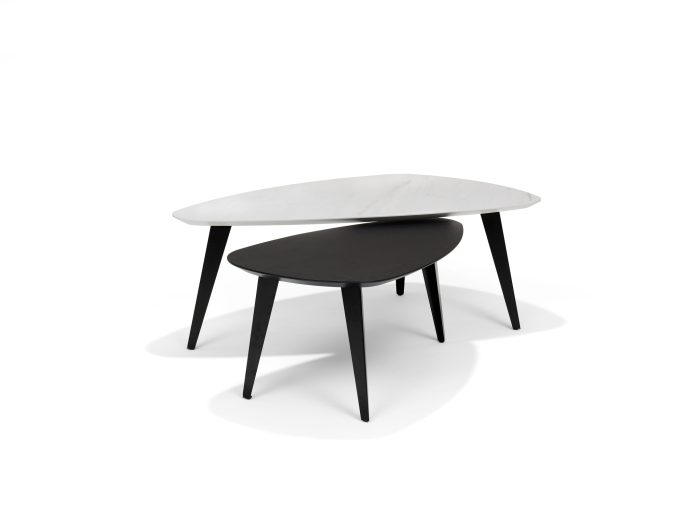 Salontafel SWITCH-DION - 130x70 Niervorm Mamer 45H - Afbeelding 1